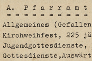 Aktenverzeichnis Büroschrank
