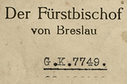 Schömberg Fürstbischof